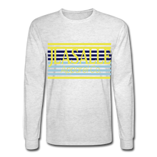 Men's Signature Jlasalle Stripes Premium L/S Tee - light heather gray