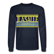 Men's Signature Jlasalle Stripes Premium L/S Tee - navy