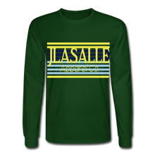 Men's Signature Jlasalle Stripes Premium L/S Tee - forest green