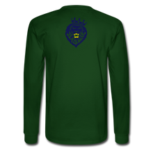 Men's Signature Jlasalle Stripes Premium L/S Tee - forest green