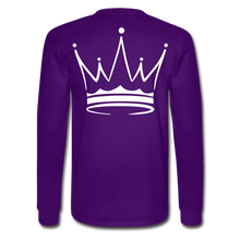 Men's Power And Influence Long Sleeve T-Shirt - purple