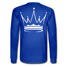 Men's Power And Influence Long Sleeve T-Shirt - royal blue