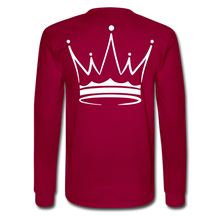 Men's Power And Influence Long Sleeve T-Shirt - dark red