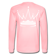 Men's Power And Influence Long Sleeve T-Shirt - pink