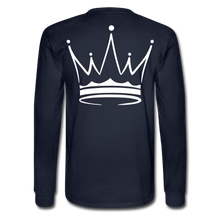 Men's Power And Influence Long Sleeve T-Shirt - navy