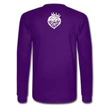 Men's Power And Influence Long Sleeve Tee - purple