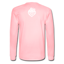 Men's Power And Influence Long Sleeve Tee - pink