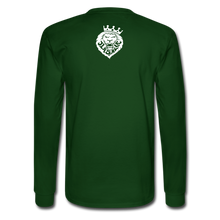 Men's Power And Influence Long Sleeve Tee - forest green