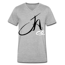 Men's Signature JA Co Premium V Neck Tee - heather gray