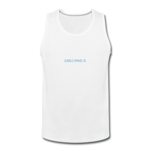 Men’s POWER AND INFLUENCE Premium Tank - white
