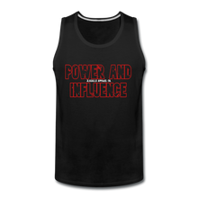 Men’s POWER AND INFLUENCE PremiumTank - black