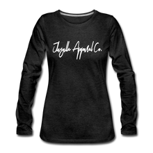 Women's Signature Jlasalle Premium L/S Tee - charcoal gray