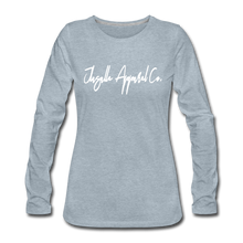 Women's Signature Jlasalle Premium L/S Tee - heather ice blue