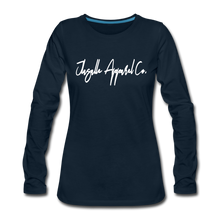 Women's Signature Jlasalle Premium L/S Tee - deep navy