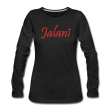 Women’s Featured Signature Jalani Premium L/S Tee - black