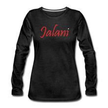 Women’s Featured Signature Jalani Premium L/S Tee - charcoal grey
