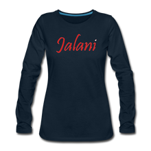 Women’s Featured Signature Jalani Premium L/S Tee - deep navy
