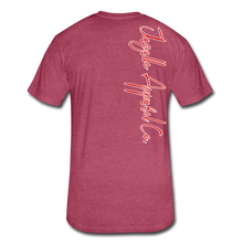 Men's Signature Jlasalle Script Premium Tee - heather burgundy
