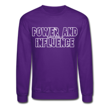 Men's POWER AND INFLUENCE Crewneck Sweatshirt - purple