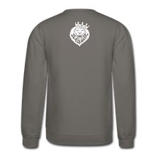 Men's POWER AND INFLUENCE Crewneck Sweatshirt - asphalt gray