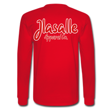 Men's Featured Signature Jlasalle Long Sleeve Tee - red