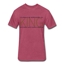 Men's King Premium Tee - heather burgundy