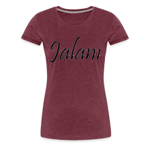 Women’s Signature Jalani Premium Tee - heather burgundy