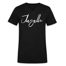 Men's Signature Jlasalle Premium V-Neck Tee - black