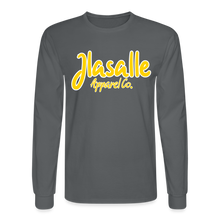 Men's Signature Jlasalle Premiuim L/S Tee - charcoal