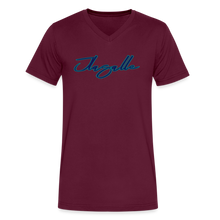 Men's Signature Jlasalle Premium V-Neck Tee - maroon