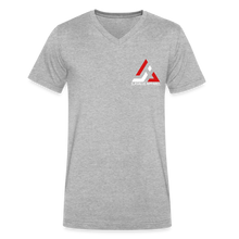Men's Signature JA Pyramid Premium V-Neck Tee - heather gray