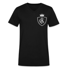Men's Signature JAC Crowned Crest Premium V Neck Tee - black