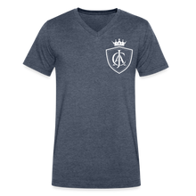 Men's Signature JAC Crowned Crest Premium V Neck Tee - heather navy