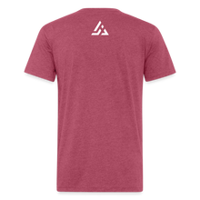 Men's Jlasalle Apparel Premium Tee - heather burgundy