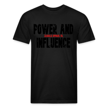 Men's Power And Influence Premium Tee - black