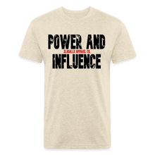 Men's Power And Influence Premium Tee - heather cream