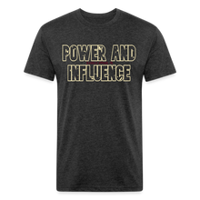 Men's Power And Influence Premium Tee - heather black