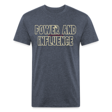 Men's Power And Influence Premium Tee - heather navy