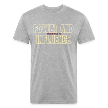 Men's Power And Influence Premium Tee - heather gray