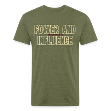 Men's Power And Influence Premium Tee - heather military green