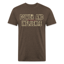 Men's Power And Influence Premium Tee - heather espresso