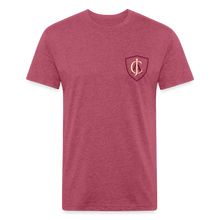 Men's Signature JAC Crest Premium Tee - heather burgundy