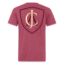Men's Signature JAC Crest Premium Tee - heather burgundy