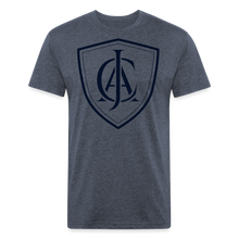 Men's Signature JAC Crest Premium (Black Out) Tee - heather navy