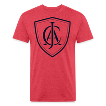 Men's Signature JAC Crest Premium (Black Out) Tee - heather red
