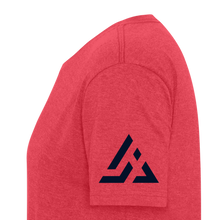 Men's Signature JAC Crest Premium (Black Out) Tee - heather red