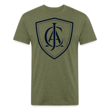 Men's Signature JAC Crest Premium (Black Out) Tee - heather military green