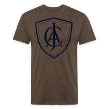Men's Signature JAC Crest Premium (Black Out) Tee - heather espresso