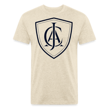 Men's Signature JAC Crest Premium (Black Out) Tee - heather cream