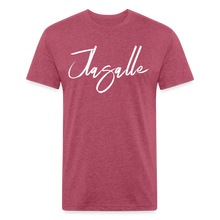 Men's Signature Jlasalle Premium Tee - heather burgundy